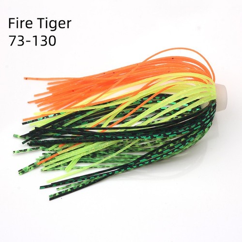 Jupes gabarits buzzbait appâts wobbler jupe en caoutchouc pour brochet doré s' - Photo 4/14