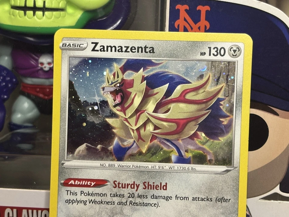 Pokemon TCG Sword & Shield Promo Zamazenta #SWSH034 - Cosmos Holo Promo Card - Image 2 of 4