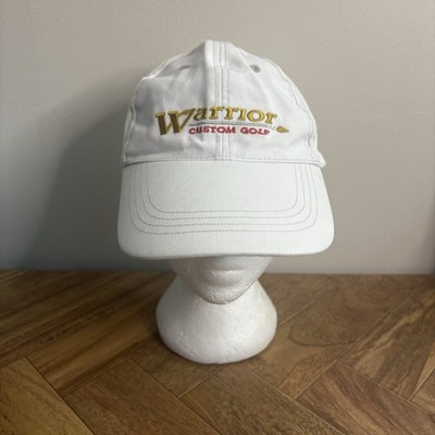 Warrior Custom Golf Hat Baseball Cap Adjustable One Size White #31