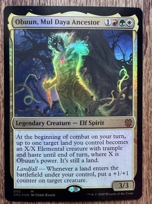 MTG Obuun, Mul Daya Ancestor 002 Mythic Foil Full Art EN ZNR