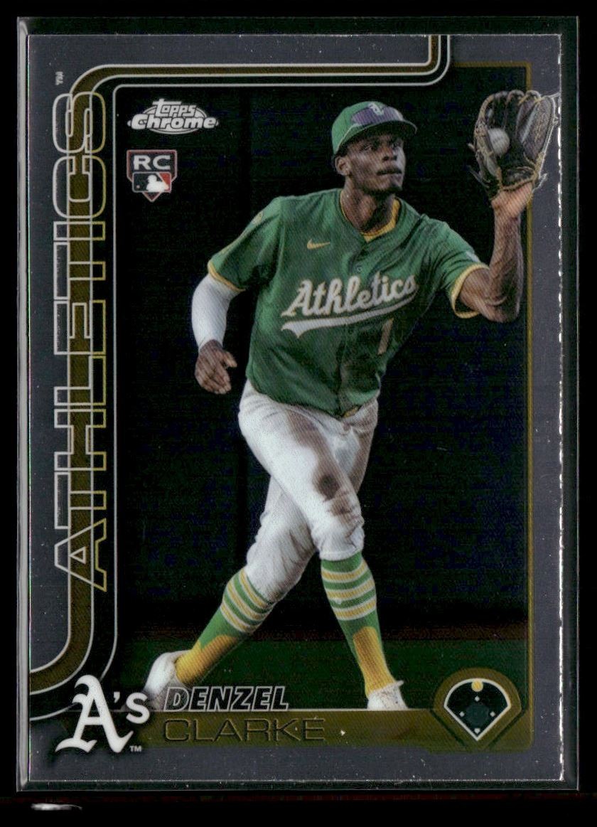 Denzel Clarke Rookie 2025 Topps Chrome Update Athletics #USC15