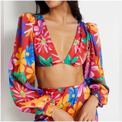 PatBO | Aster 2-Piece Floral Set Size XS