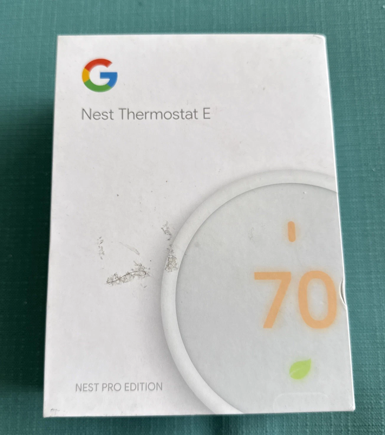 Google T4001ES Nest Thermostat E Smart PRO EDITION Thermostat White