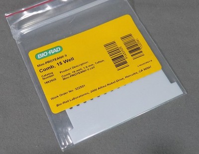 New Bio Rad Mini Protean II 15-Well Comb 1.0mm # 1652925