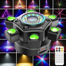 UKING 150W Laser RGBW LED Moving Head Light Disco Stage Lighting Beam DMX512 DJ