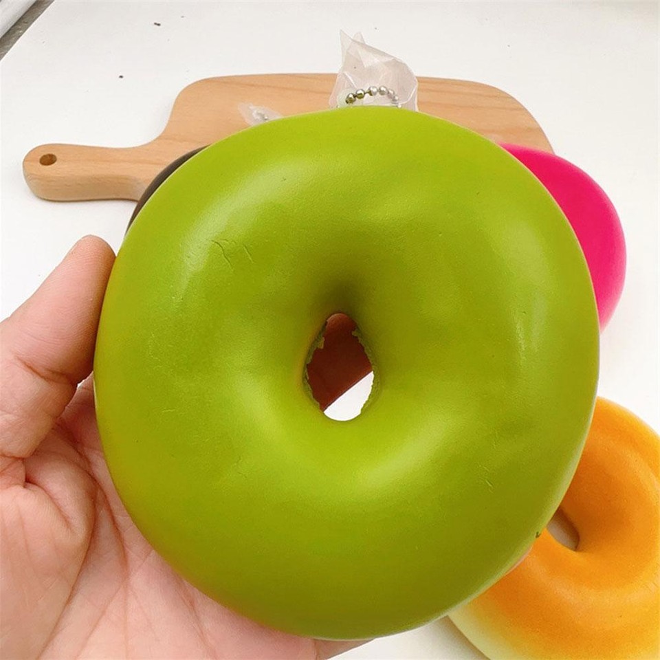 Artificial Donuts Model Simulation For Stress Relief Slow Rebound Fake