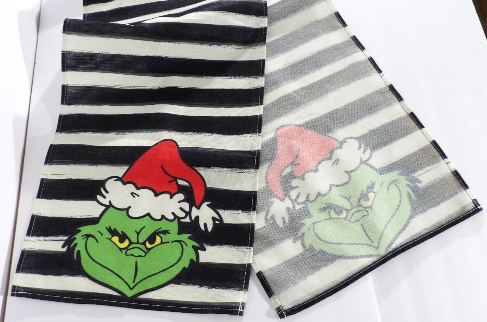 Funny Christmas Character Fabric Table Runner