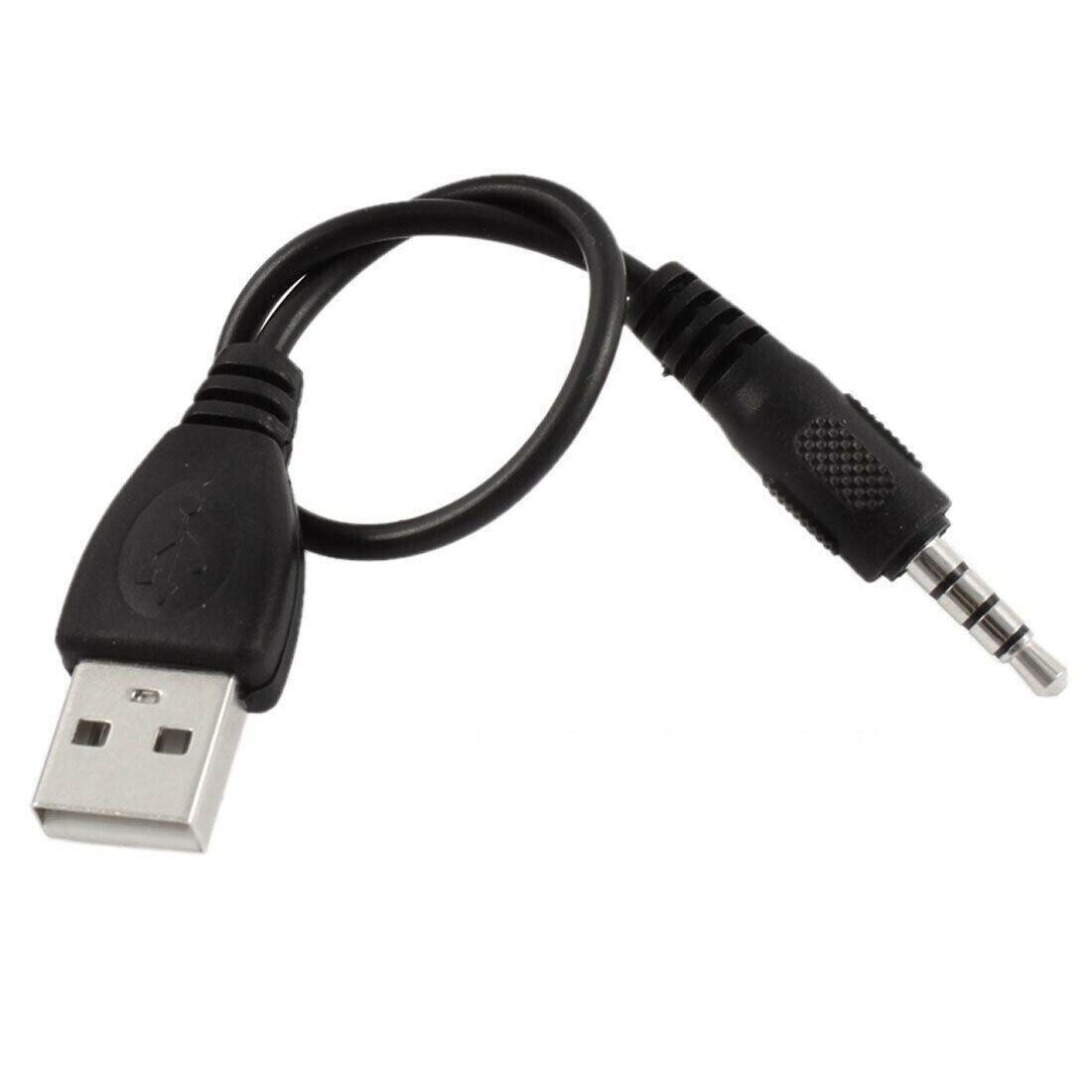 USB to Audio Aux Plug Male to Male Lead Headphone Jack