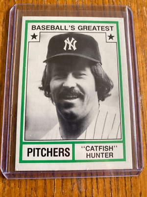 Jim ''Catfish'' Hunter - 1982 TCMA Baseball's Greatest Pitchers Card #25