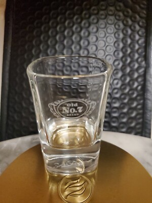  Jack Daniel's Whiskey Old No. 7 Brand Square Shot Glass