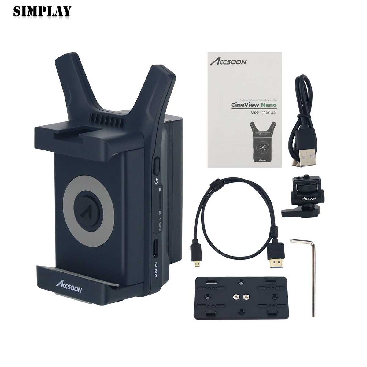 Accsoon CineView Nano 500FT Video Transmitter w/Phone Clamp Type D