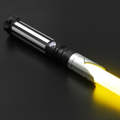 Force RGB Lightsaber Premium Metal Aluminium Hilt with Movie Battle Sound Black
