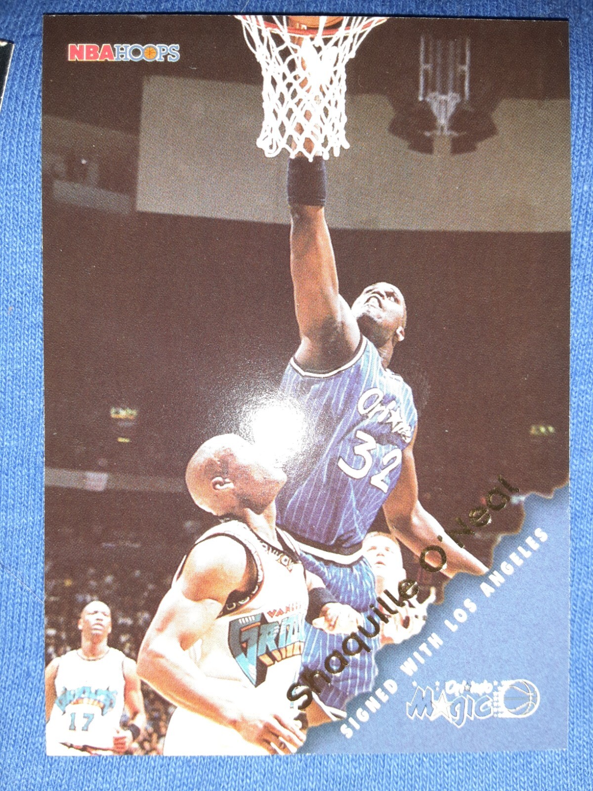 Shaquille O'Neal #112 Basketball Cards 1996 Hoops trading card — raw and PSA graded price guide