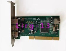 1pc used USB 2.0 PCI CARD LP Ver:2.0 card