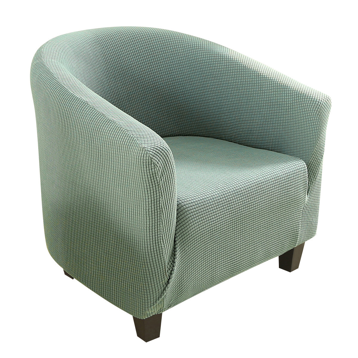 Jacquard Tub Chair Cover Stretch Accent Chair Slipcover Home Barrel