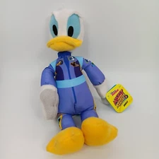 Disney Junior Mickey and the Roadster Racers - Donald Duck - Plush Doll - 9"