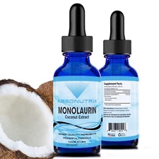 Absonutrix Monolaurin Liquid Extract - 4oz Liquid, 830 mg 142 Servings