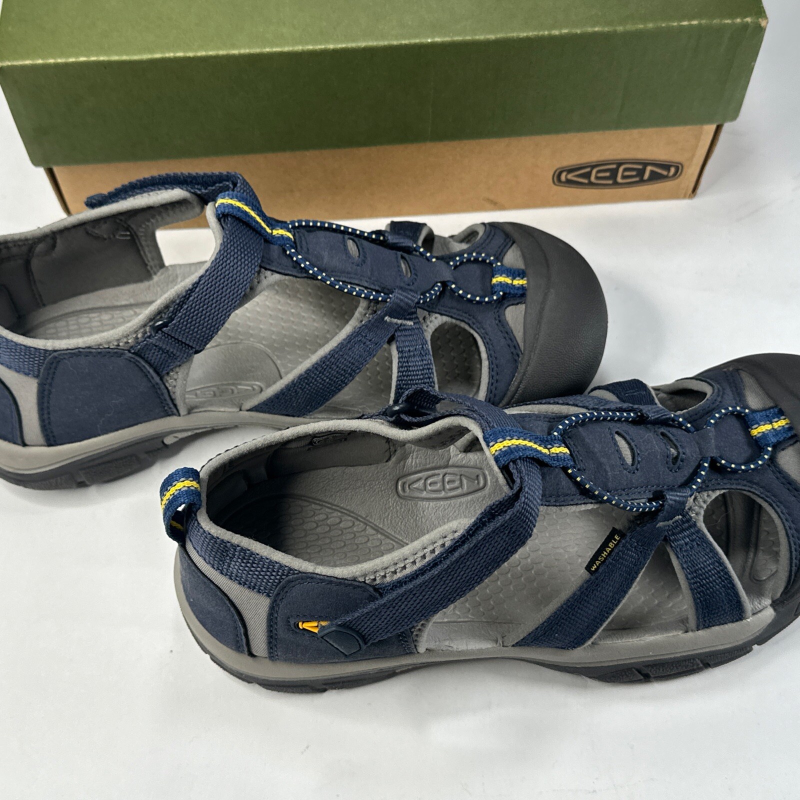 KEEN Sandalo bambino grande Venezia Sandalo sportivo sportivo sportivo blu TAGLIA 6 LEGGI