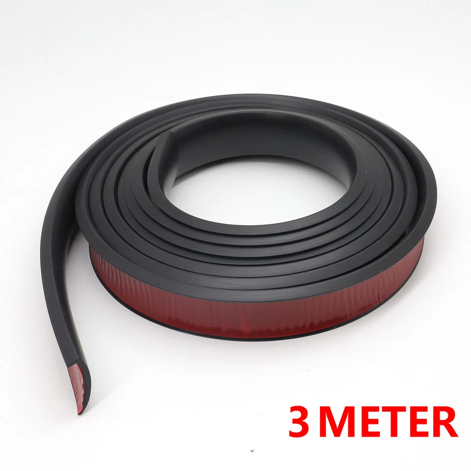 10' Car Fender Flares Wheel Protector Extension Rubber Moulding Trim For VW Ford - Image 2 of 4