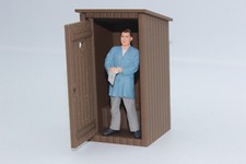 Plumpsklo Toilette Klo 1:22,5 WC für Landschadt RC Modellbau Diorama Spur G