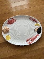 Małża Homar Małże Serwowanie Talerz Dziedzictwo Miętowy Połów dnia