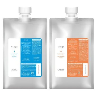 Lebel Viege Shampoo 1000ml & Treatment V 1000ml Refill FedEx