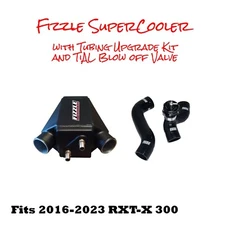 Fizzle SuperCooler Intercooler + Tubing Kit w/ TiAL BOV SeaDoo RXT-X 300 2016-23