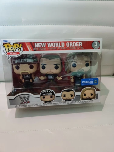 WWE WCW Funko POP NWO Hulk Hogan Scott Hall Kevin Nash Paquete de 3 Exclusivo de Walmart