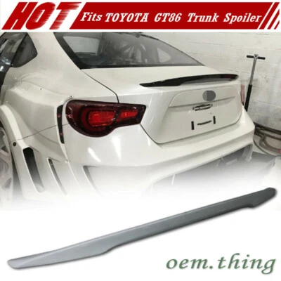 Painted Fit FOR TOYOTA GT86 Scion FRS SUBARU BRZ High Kick P Trunk Spoiler 2020 - Photo 1/4