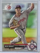 Nick Raquet 2017 Bowman Draft Rookie #140/499