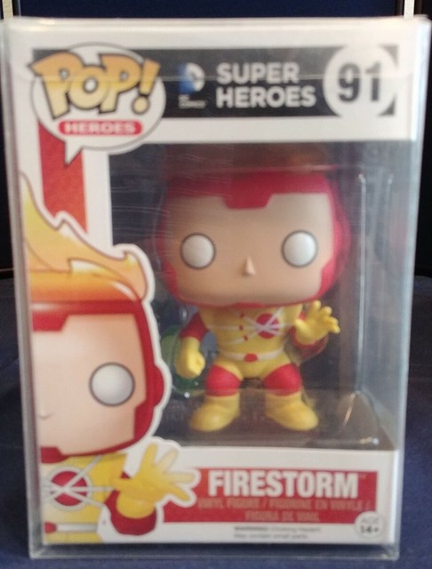 Funko Pop Firestorm 91 DC Comics Super Heroes Vaulted Retired 2016 Pop Figurine | eBay