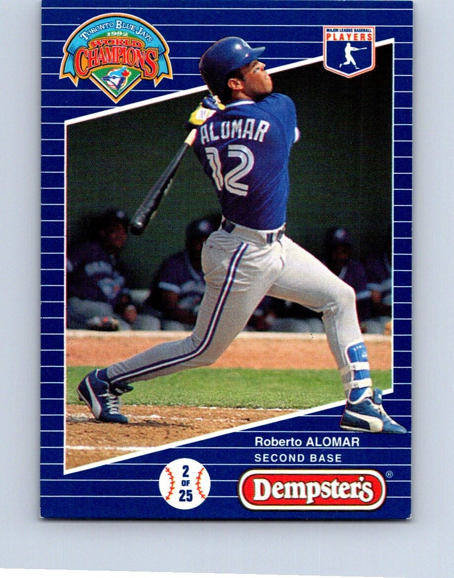 topps Baseball CARDS 1993年　未開封 VINTAGE BASEBALL CARD 1993 DEMPSTER'S TORONTO BLUE JAYS ROBERTO