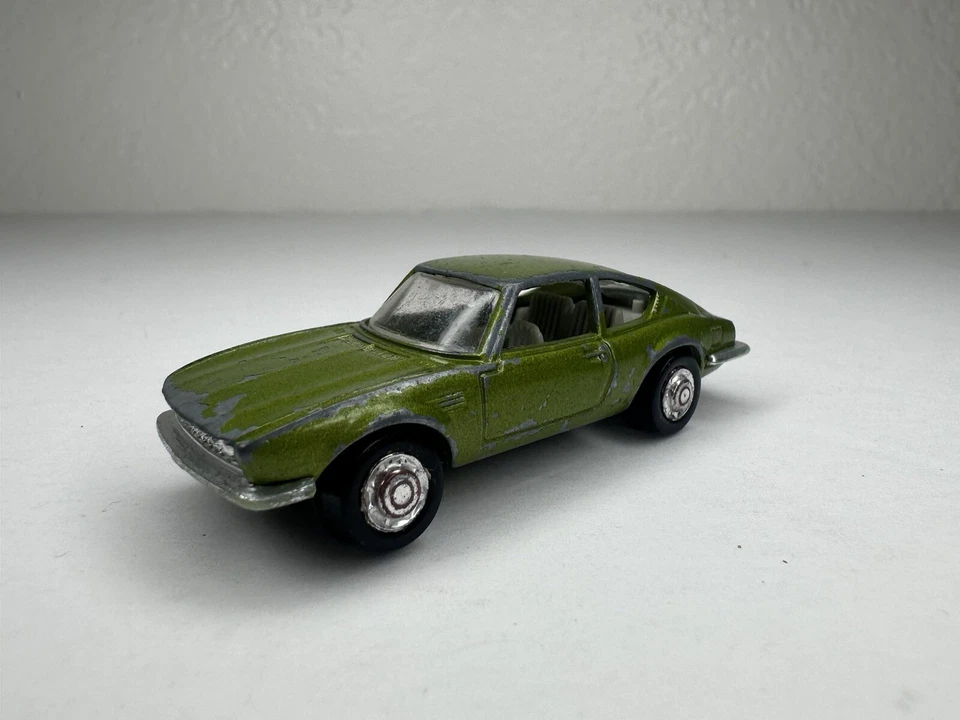 Coche Fiat Dino Vintage Playart Verde - Modelo Die-Cast Coleccionable en Buen Estado Foto 3 de 4