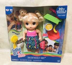 baby alive doll snackin noodles