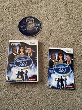 KARAOKE REVOLUTION PRESENTS NINTENDO WII AMERICAN IDOL ENCORE GAME CASE MANUAL