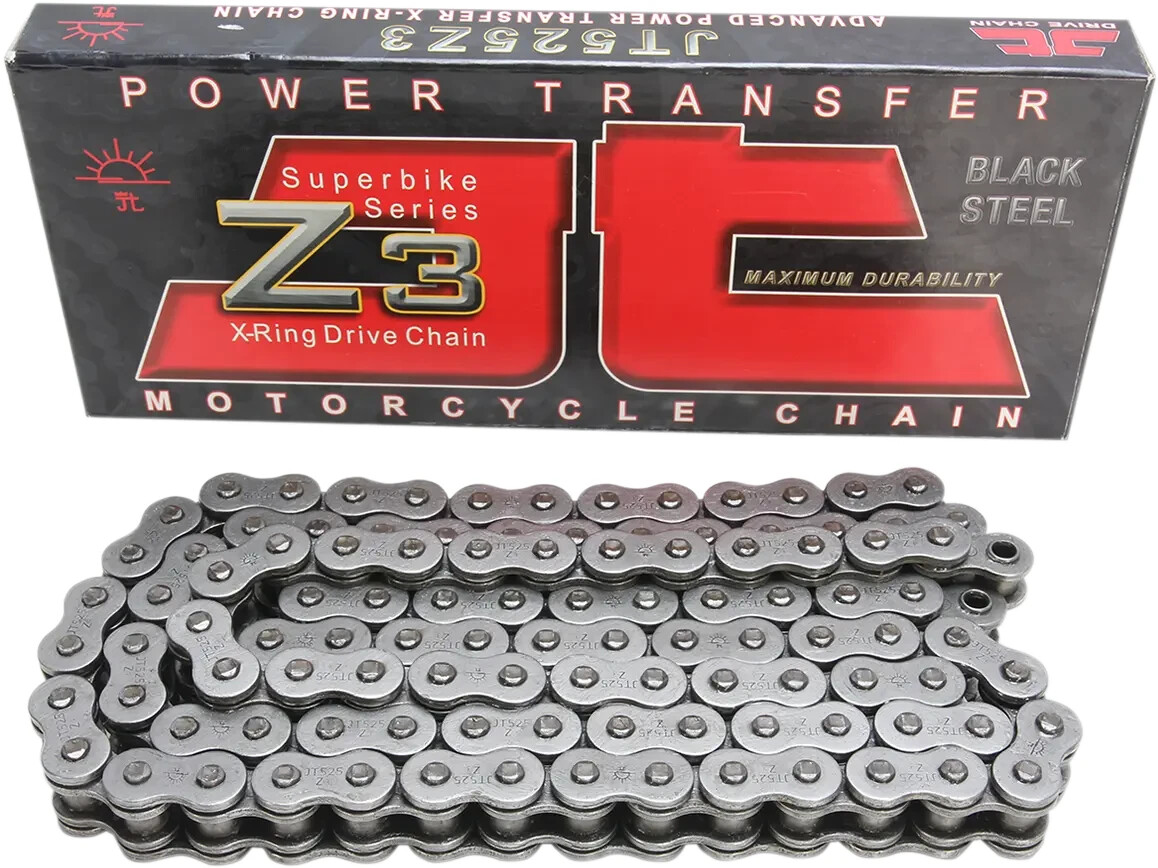 2012-2018 BMW S1000RR JT Z3 X-Ring Silver 520 17/45t OEM Chain and