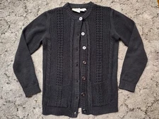 Vintage 1990s SWEATER BEE by BANFF Hand Loomed Womens SWEATER in Black Sz Medium
