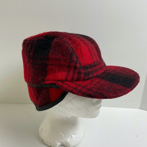 Vintage Utica Duxbak Wool Hunting Cap Gem