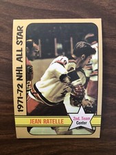 1972-73 Topps #130 Jean Ratelle New York Rangers All Star NICE