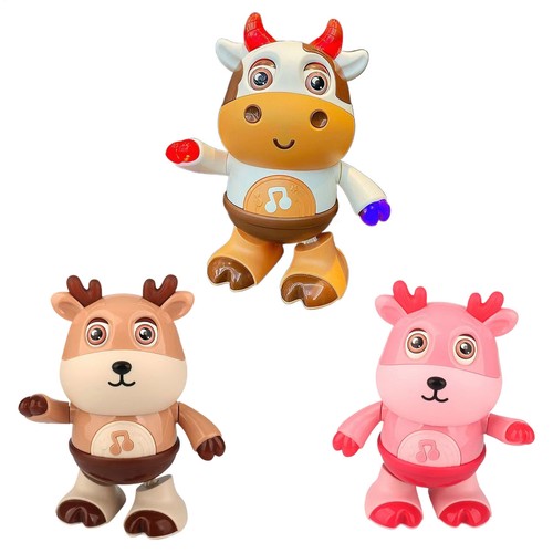 Boo-gie Cow Glowing Dancing Cow Music Dancing LED Buji Cow Toy