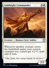 x4 Goldnight Commander U MTG Commander: Kaldheim M/NM, English