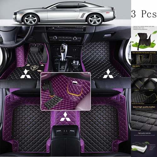 For Mitsubishi Mirage Car Floor Mats Waterproof Carpets All-weather Seasons Set - Picture 4 of 47
