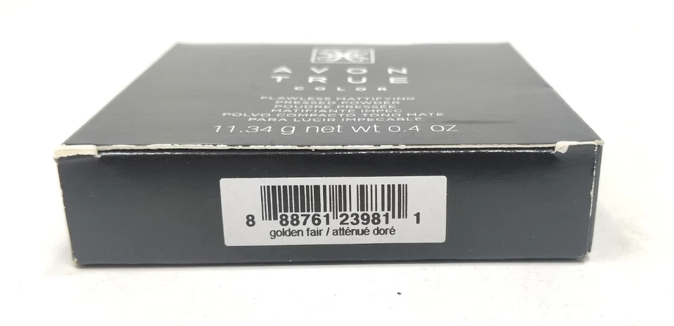 Avon True Color Golden Fair Mattifying Powder 11.34 g 0.4 oz New Old Stock NIB - Image 3 of 3