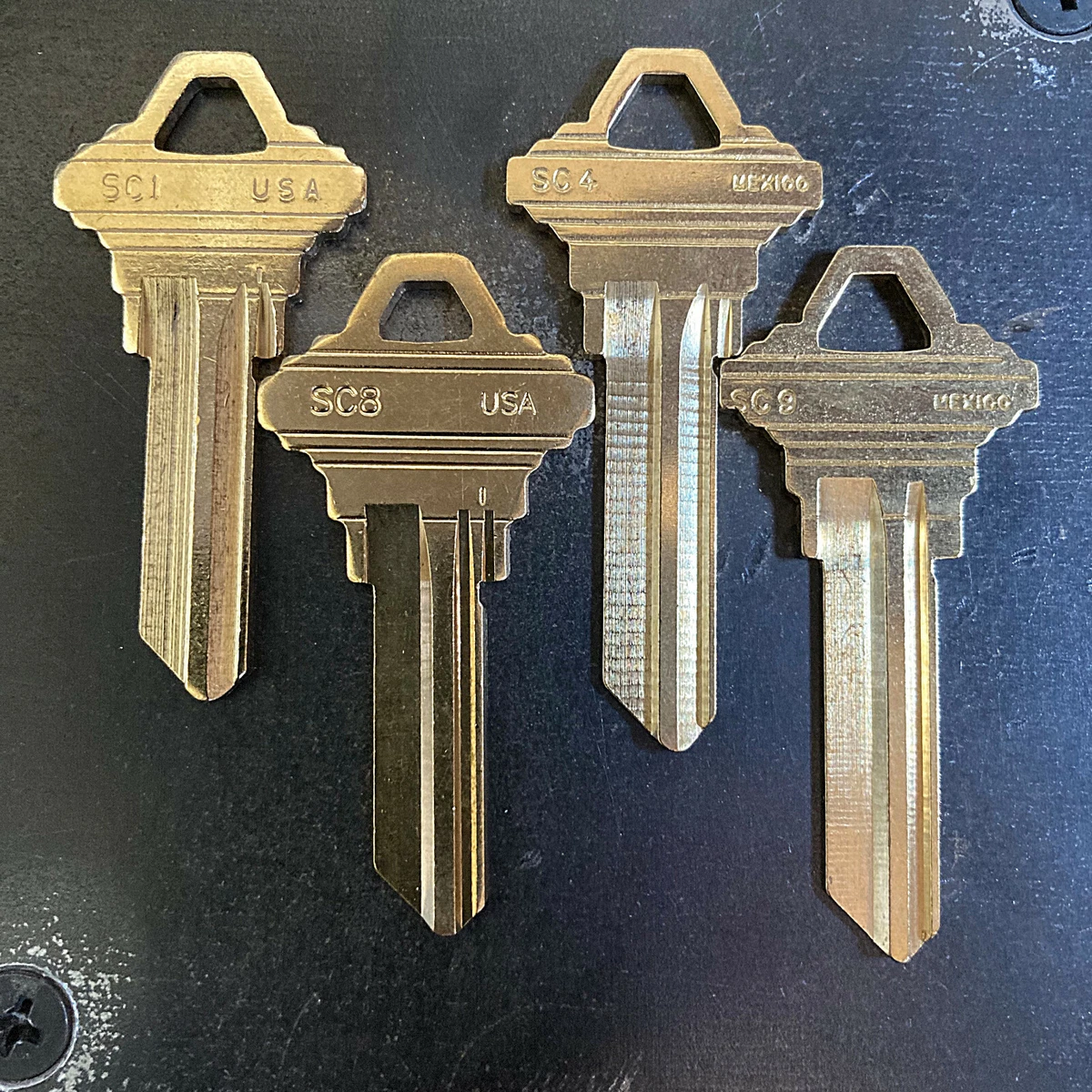 Schlage Keys Variety of Keyways Cut by Key Code Bulk Pricing