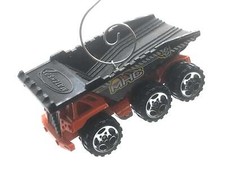 Christmas Ornament for Dump Truck Orange Black