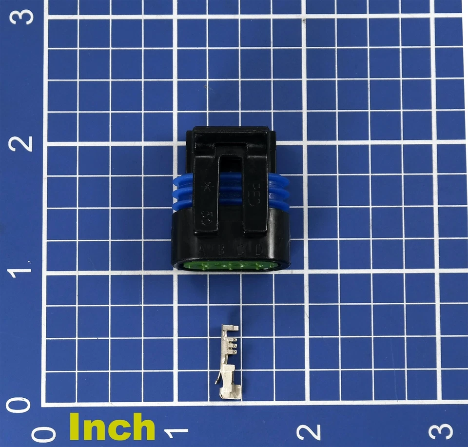 2 Set Delphi Metri-Pack 4-PIN Female 150.2 Series Connector w/16 18 GA - Image 4 of 4