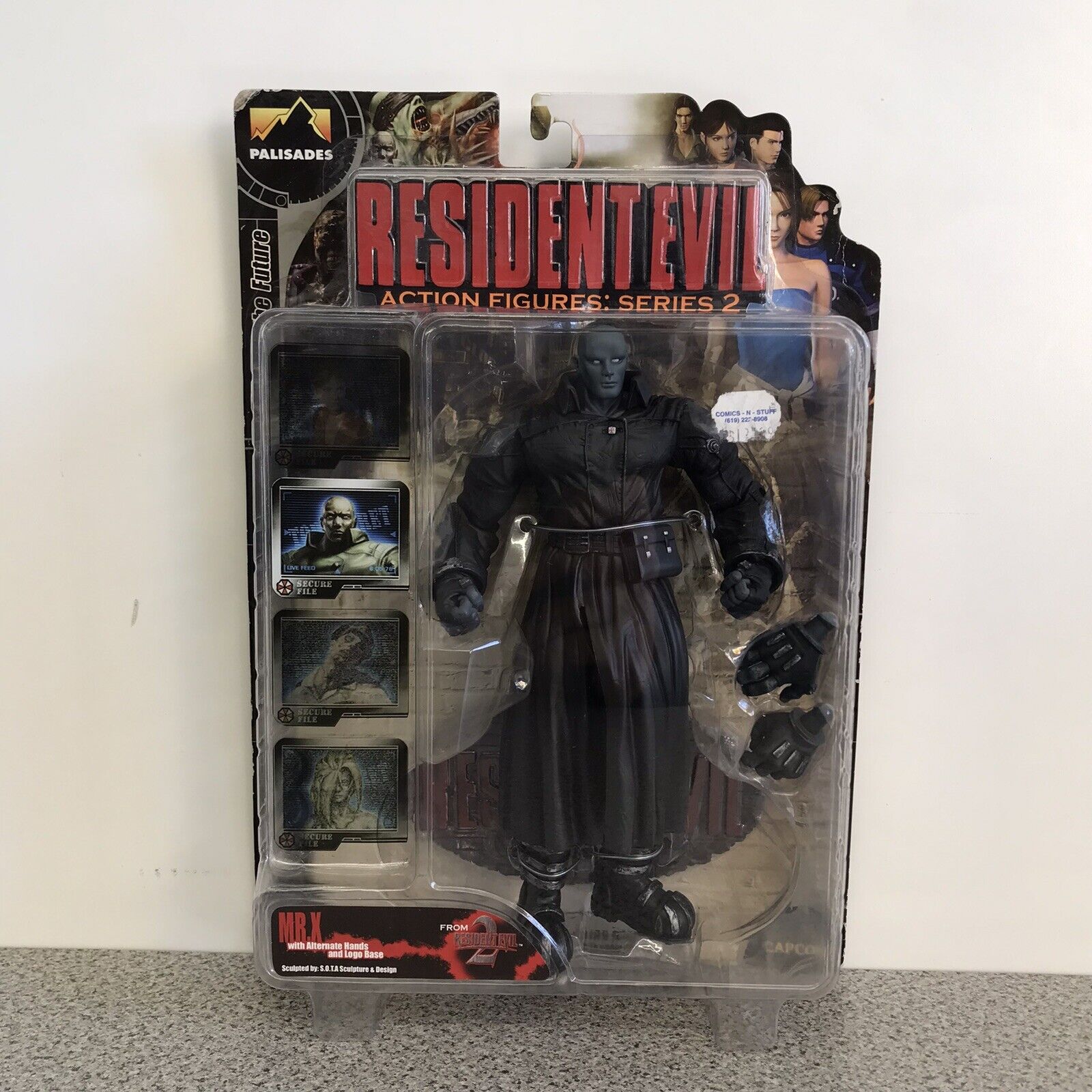 Mr X Action Figure Resident Evil Series 2 Palisades