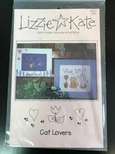  Cross Stitch Pattern Booklet Cat Lovers (Lizzie Kate)