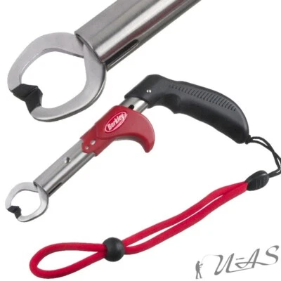 Berkley Pistol Lip Grip Fischgreifer Landezange Landehilfe Gaff Kopf drehbar Sha