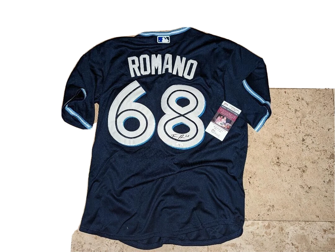 ALL STAR Jordan Romano SIGNED TORONTO BLUE JAYS custom JERSEY WITH JSA